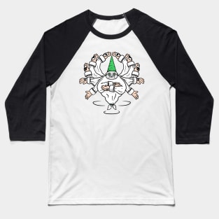 Whimsical Elf Green Hat Guy - Biblically Accurate Tiktok Baseball T-Shirt